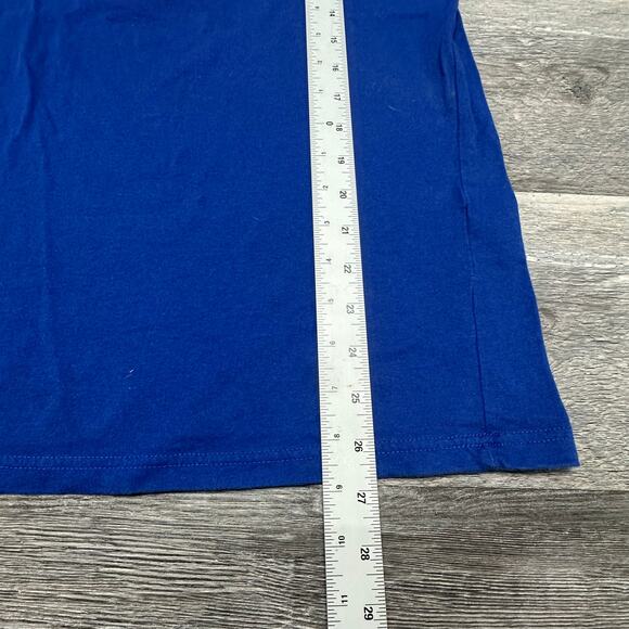 Under Armour Project Rock Brahma Bull Blue Orange Mens M Loose Graphic T-Shirt - Picture 7 of 9